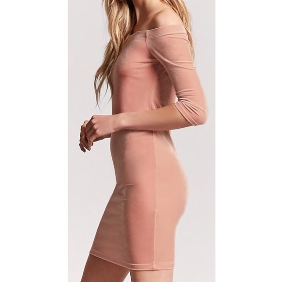 VELVET NWT MAUVE OFF THE SHOULDERS DRESS - Picture 6 of 8